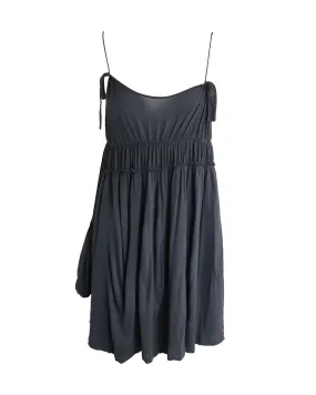 Refined Grey Viscose Mini Dress by Stella McCartney
