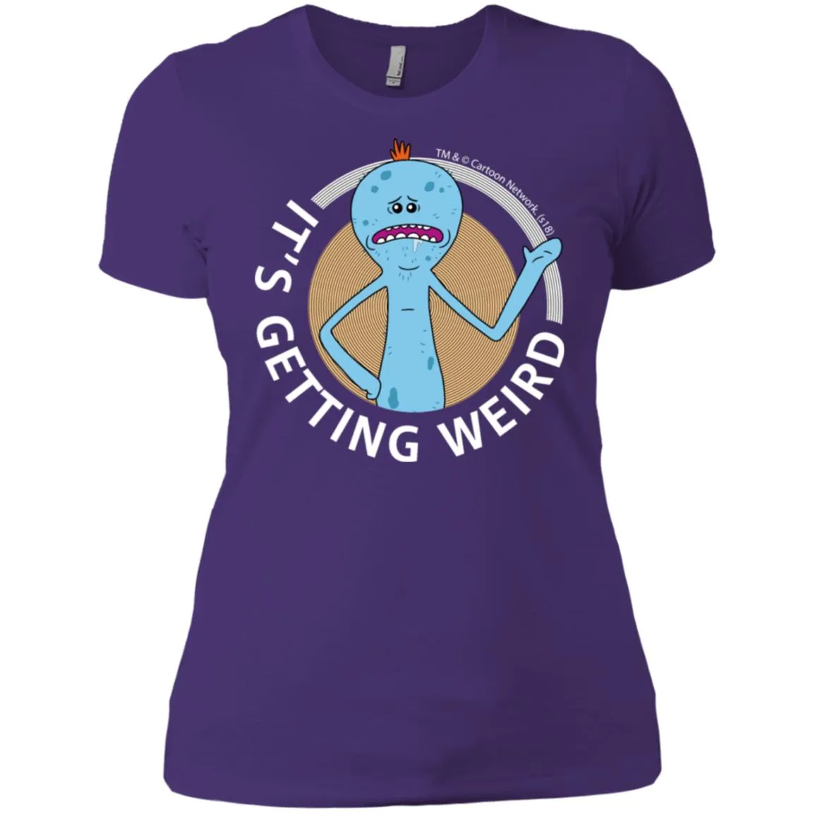 Rick And Morty Mr Meeseeks It's Getting Weird Mug Women T-Shirt