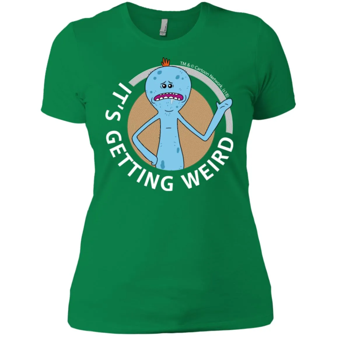 Rick And Morty Mr Meeseeks It's Getting Weird Mug Women T-Shirt