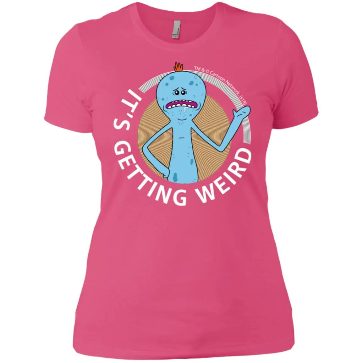 Rick And Morty Mr Meeseeks It's Getting Weird Mug Women T-Shirt