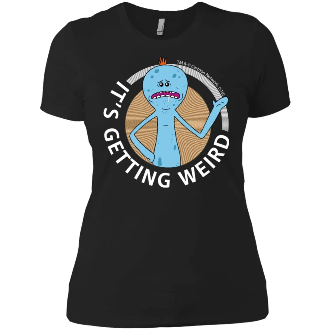 Rick And Morty Mr Meeseeks It's Getting Weird Mug Women T-Shirt