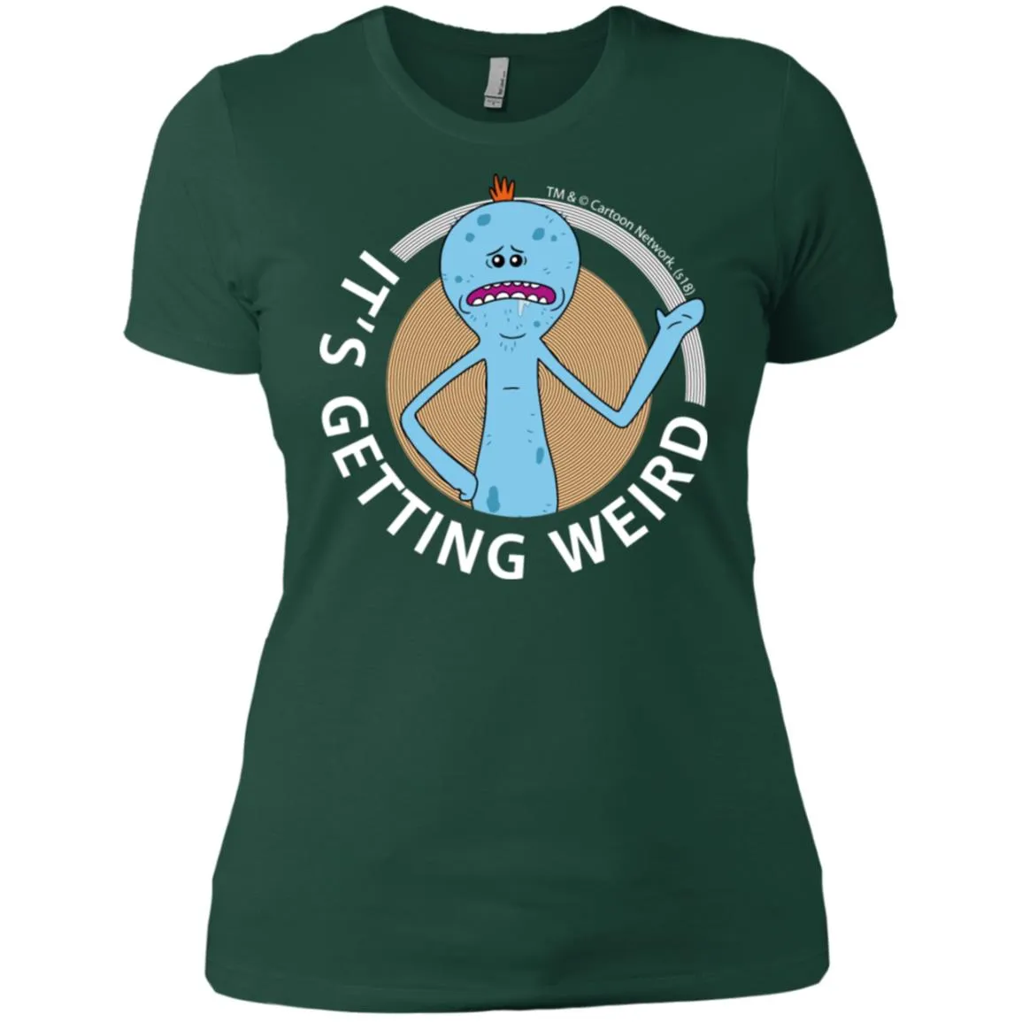 Rick And Morty Mr Meeseeks It's Getting Weird Mug Women T-Shirt