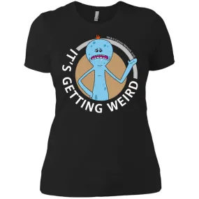 Rick And Morty Mr Meeseeks It's Getting Weird Mug Women T-Shirt