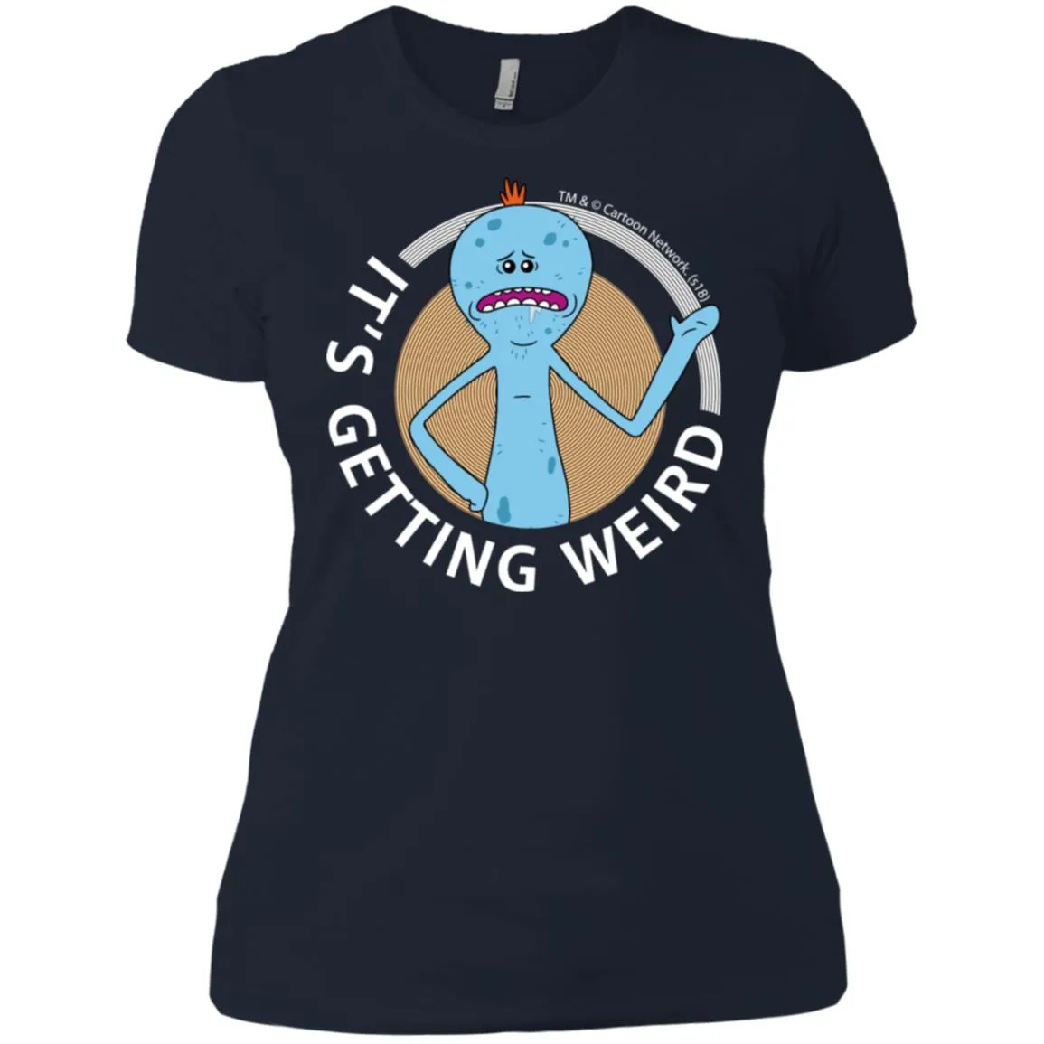 Rick And Morty Mr Meeseeks It's Getting Weird Mug Women T-Shirt
