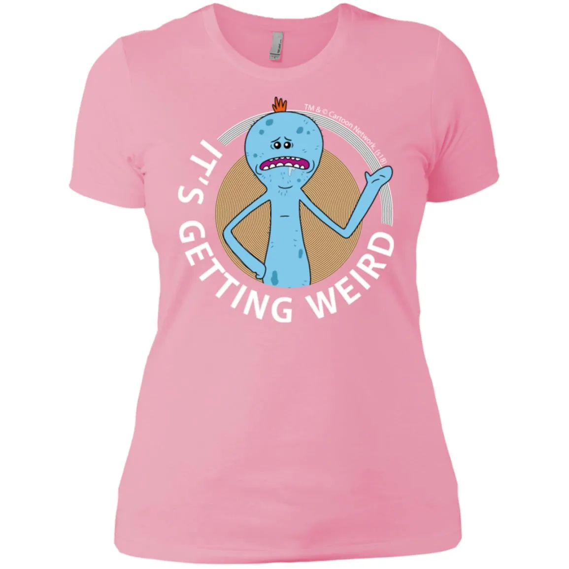 Rick And Morty Mr Meeseeks It's Getting Weird Mug Women T-Shirt