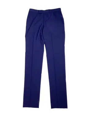 Robert Graham Mens Wool & Mohair Slim Fit Suit Dress Pants Waist 36 Blue