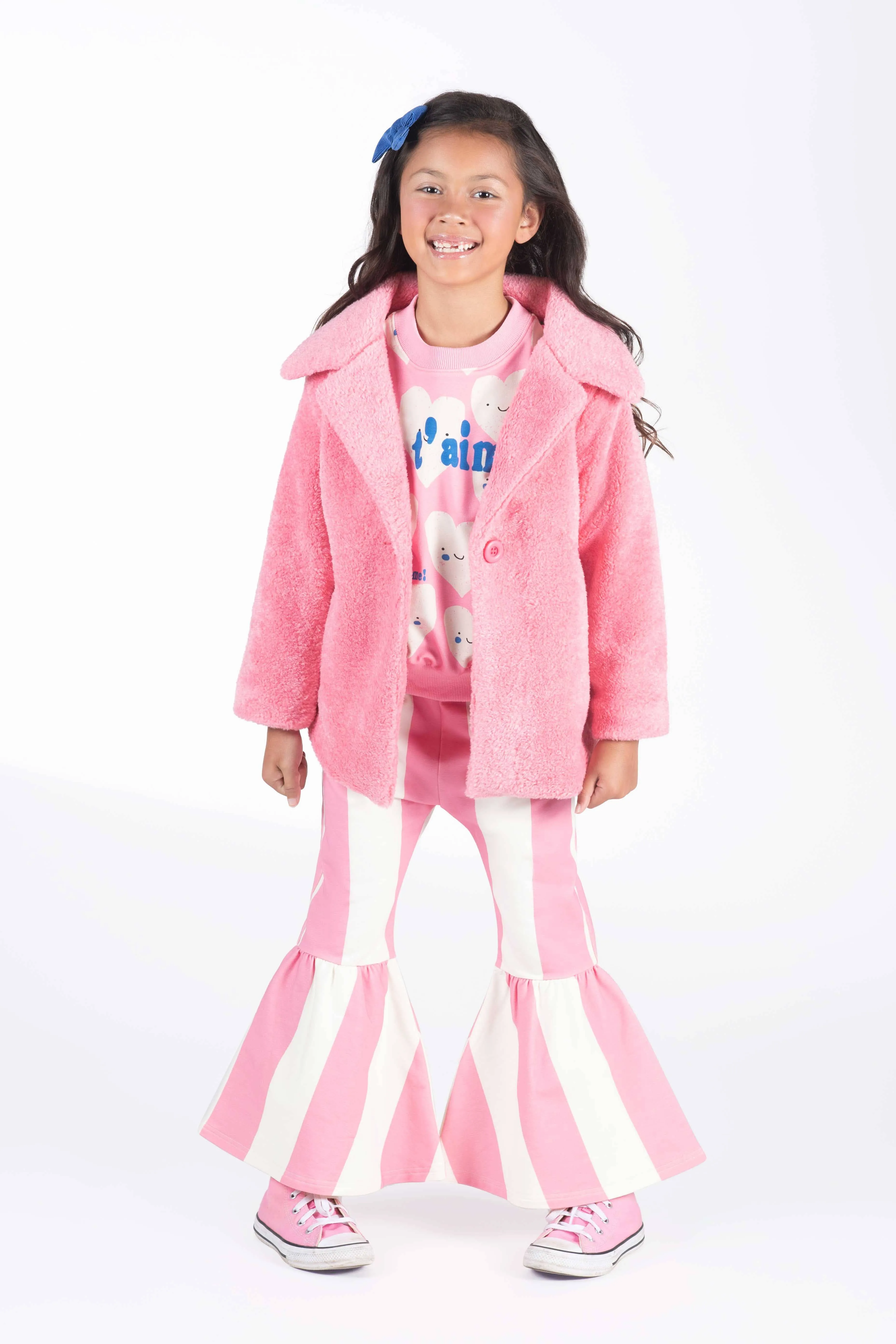 Rock Your Baby - Pink Faux Sherpa Jacket