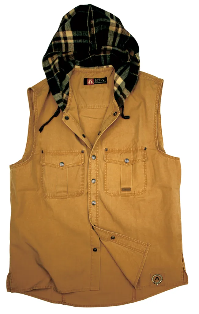 Roston Hooded Sleeveless Shirt