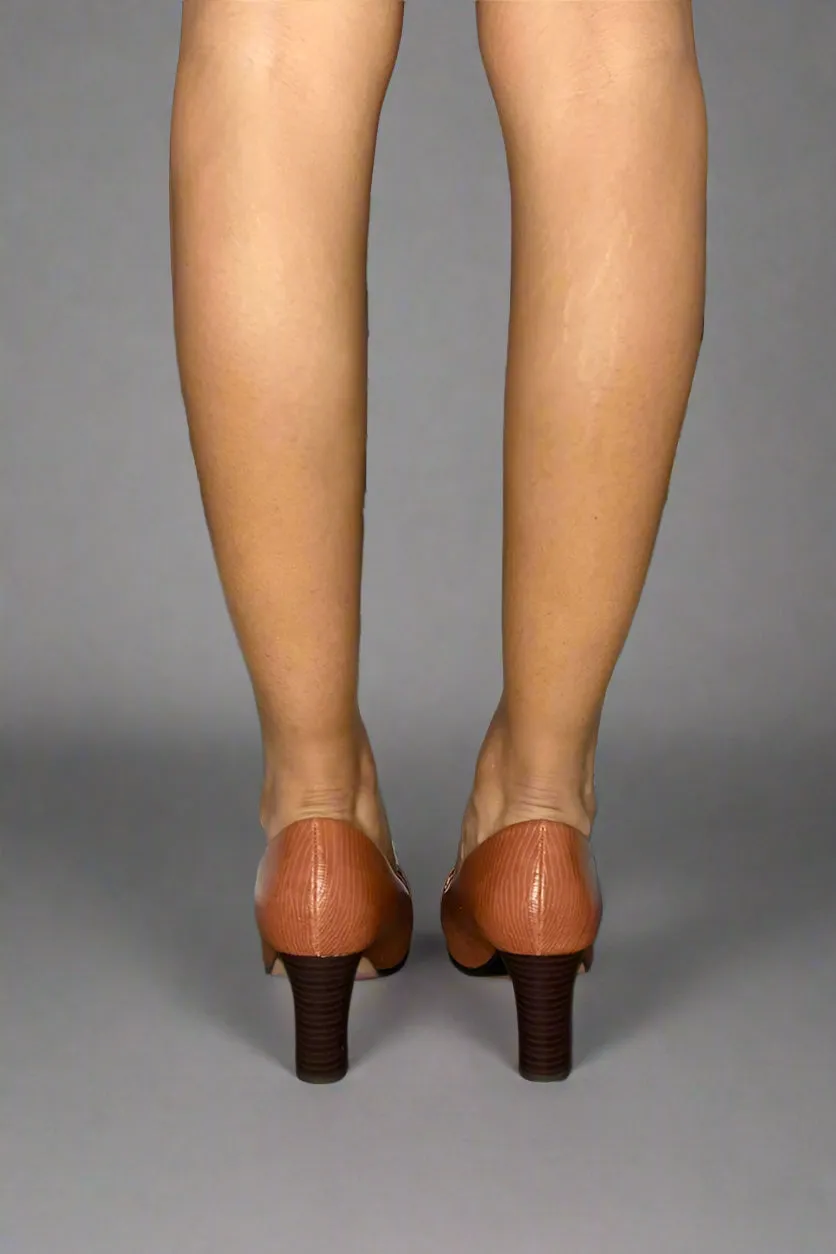Serene Pump Shoes Cognac