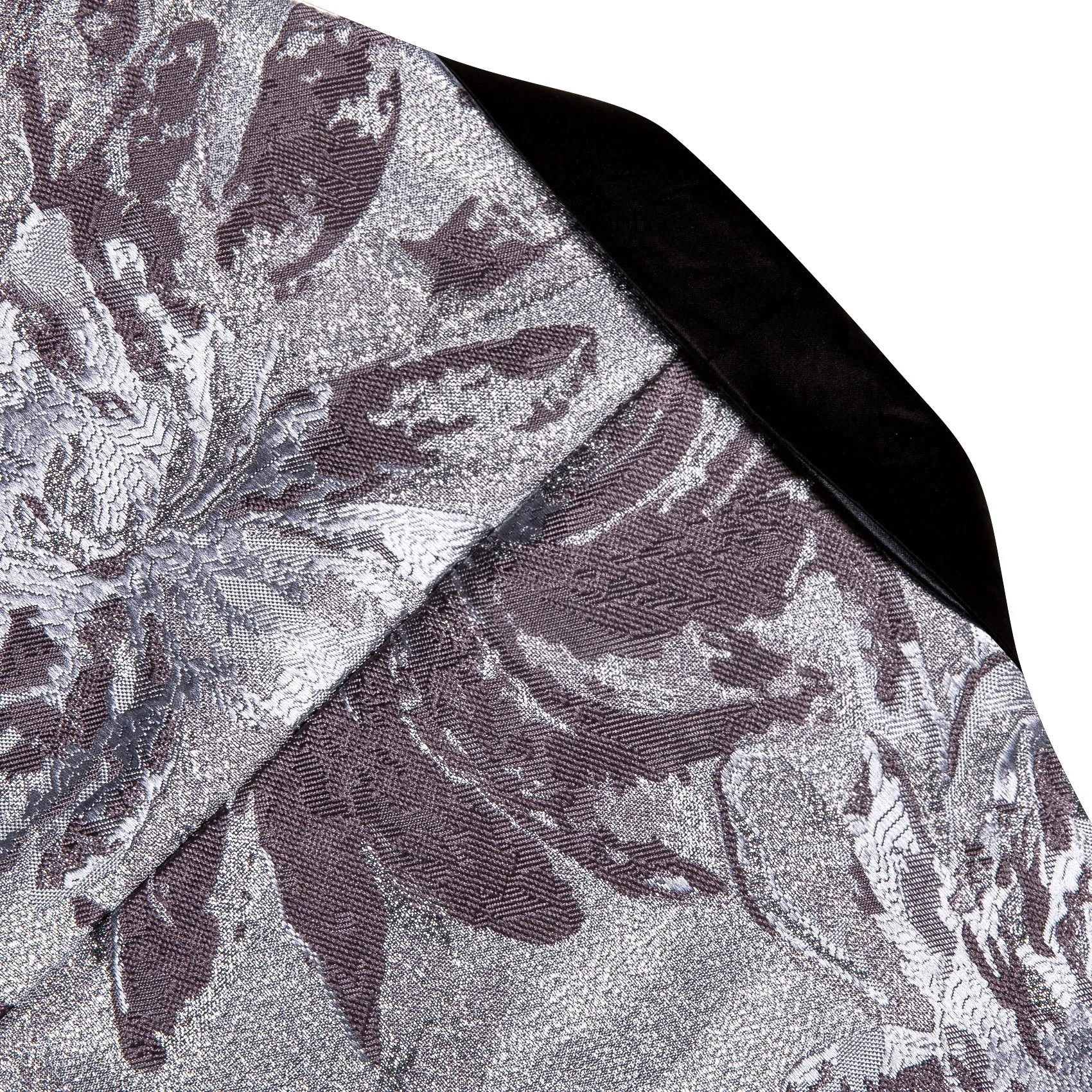 Sliver RosyBrown Floral Men's Suit for Party