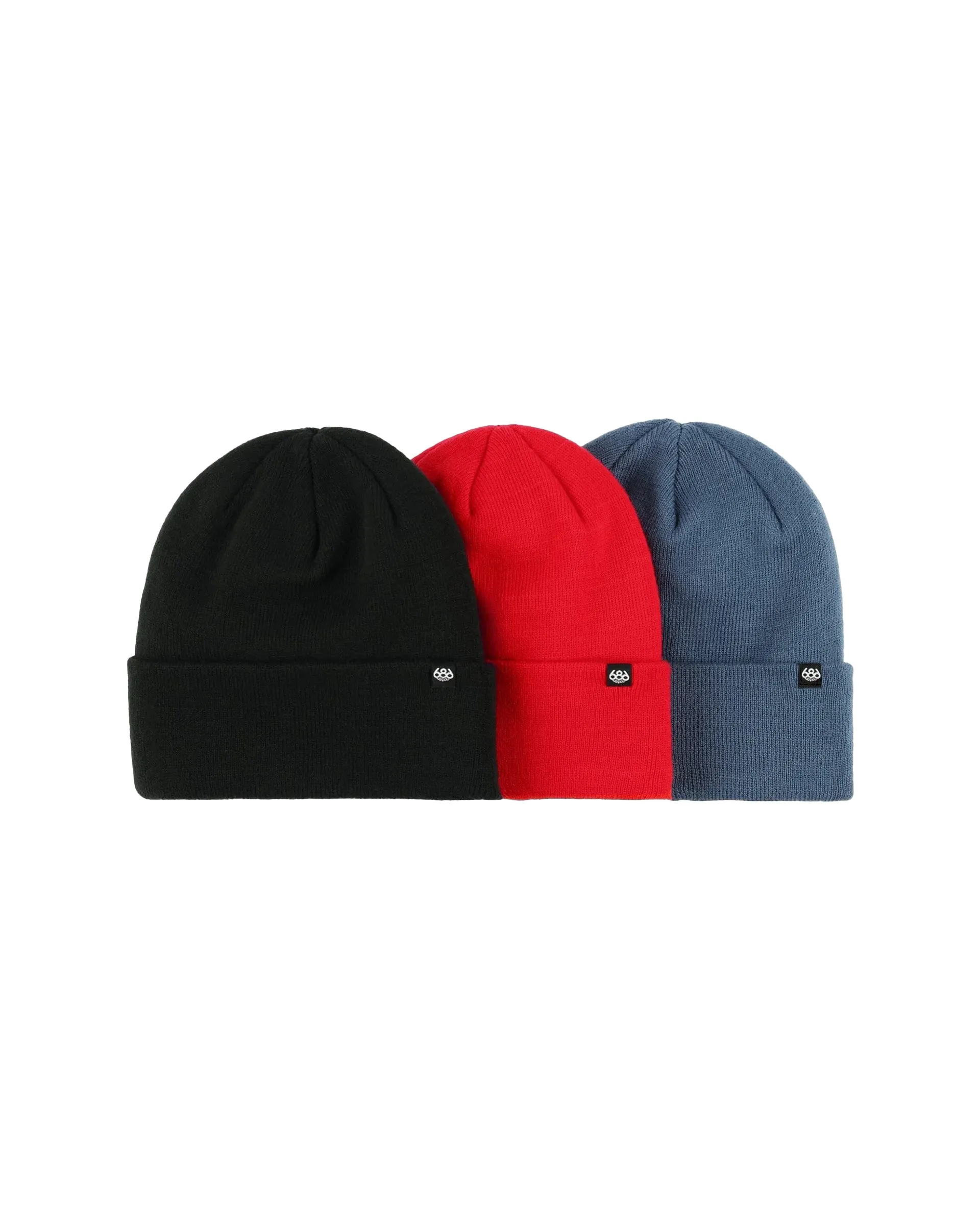 Standard Roll-Up Beanie 3-Pack