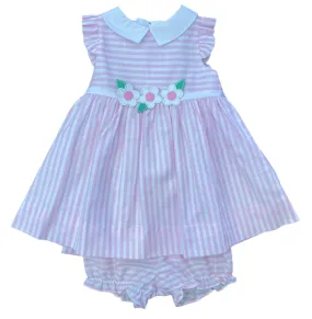 Stripe Dress w/Bloomer