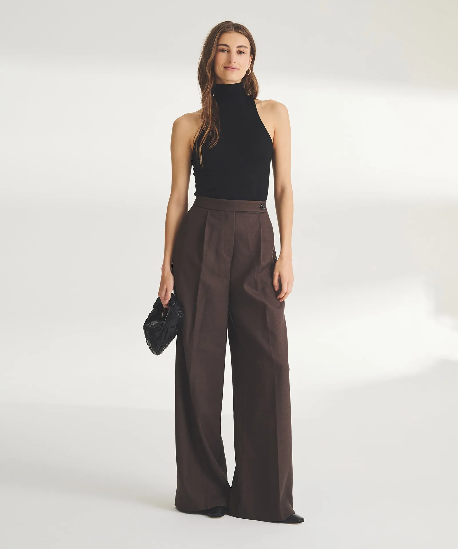 Super Fine Cashmere Sleeveless Turtleneck