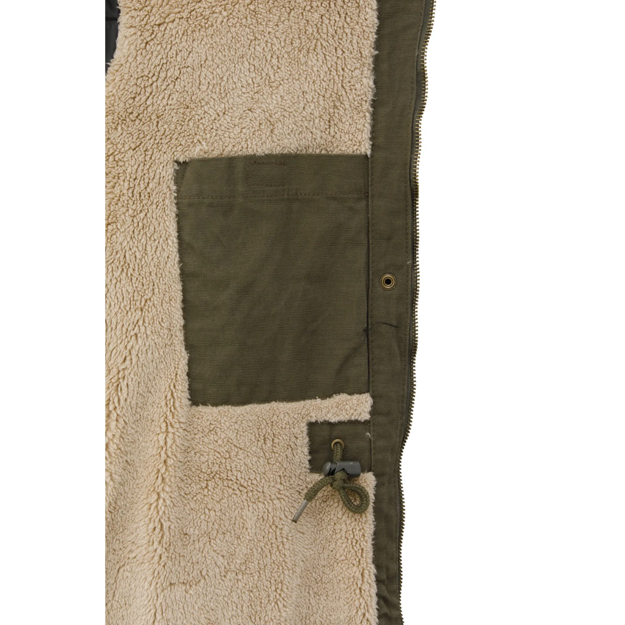 Tough Duck Woman's Winter Work Jacket WJ20 Sanded Duck Sherpa Lined Insulated Attached Hood with Drawstring Sizes XS-2XL