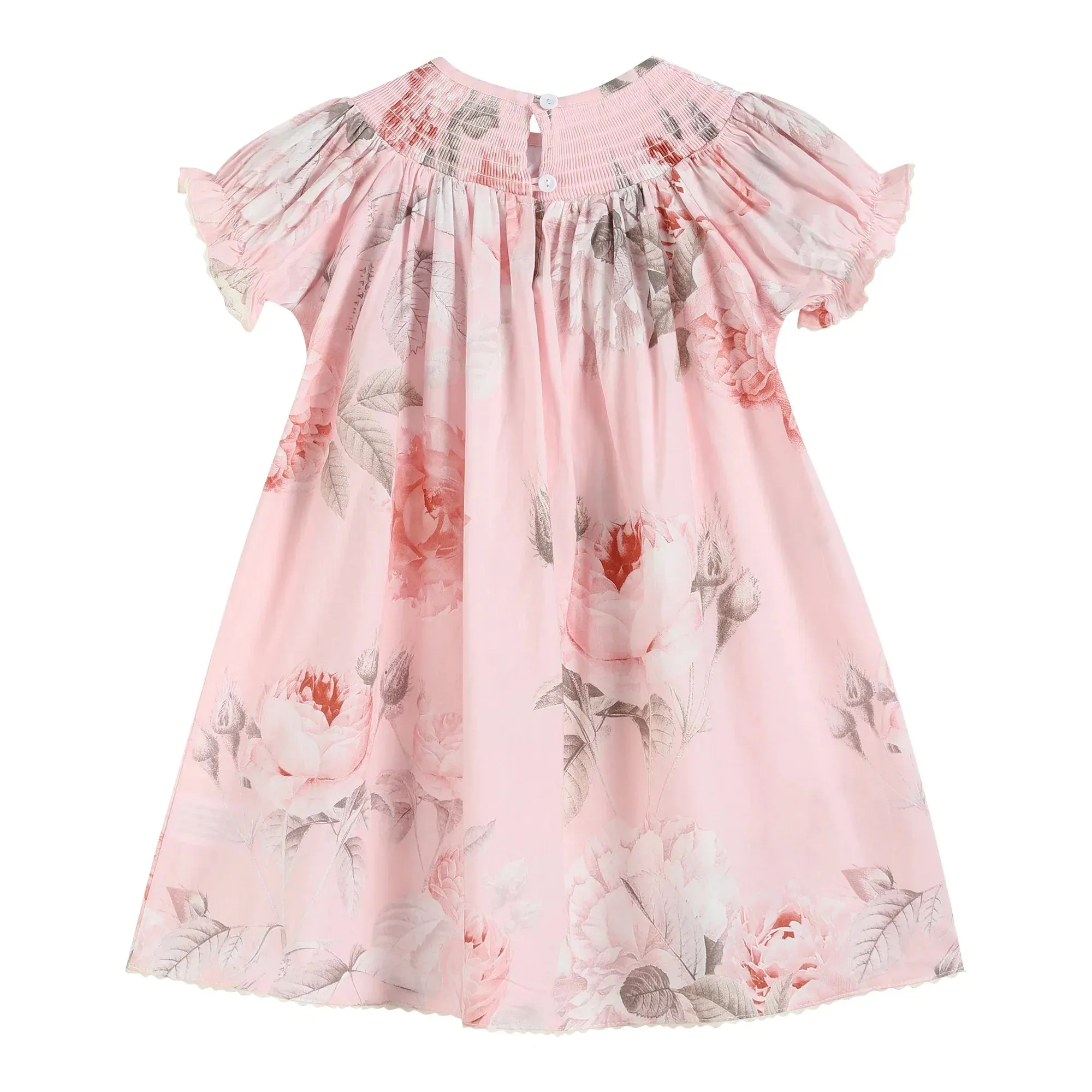 Vintage Rose Smocked Dress