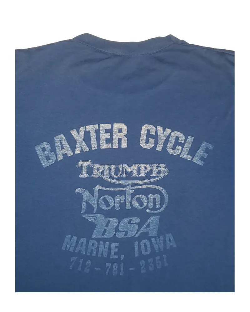 Vintage Triumph Motorcycles Early 80's T-Shirt Lg