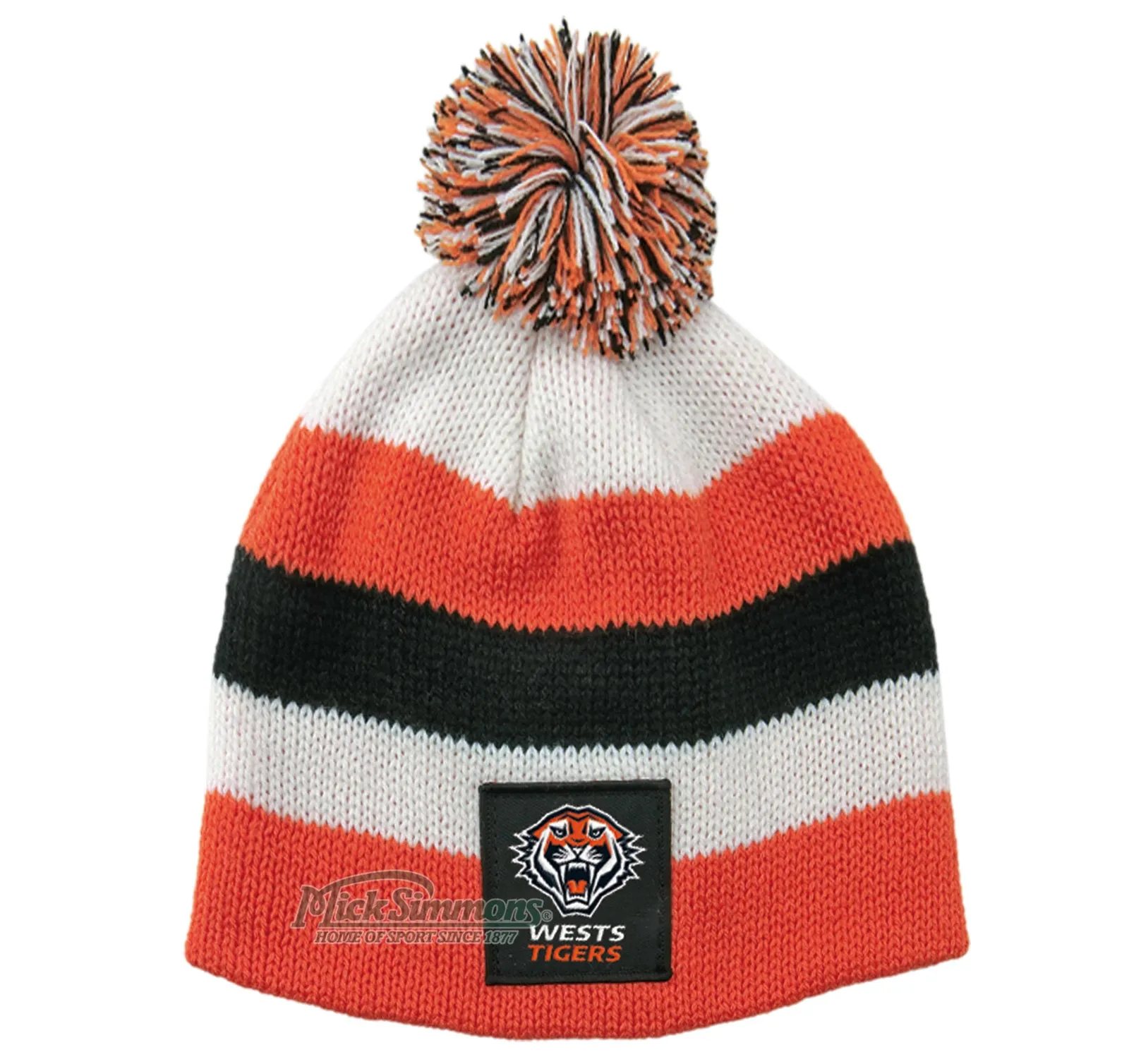 Wests Tigers NRL Rugby League Baby Infant Beanie