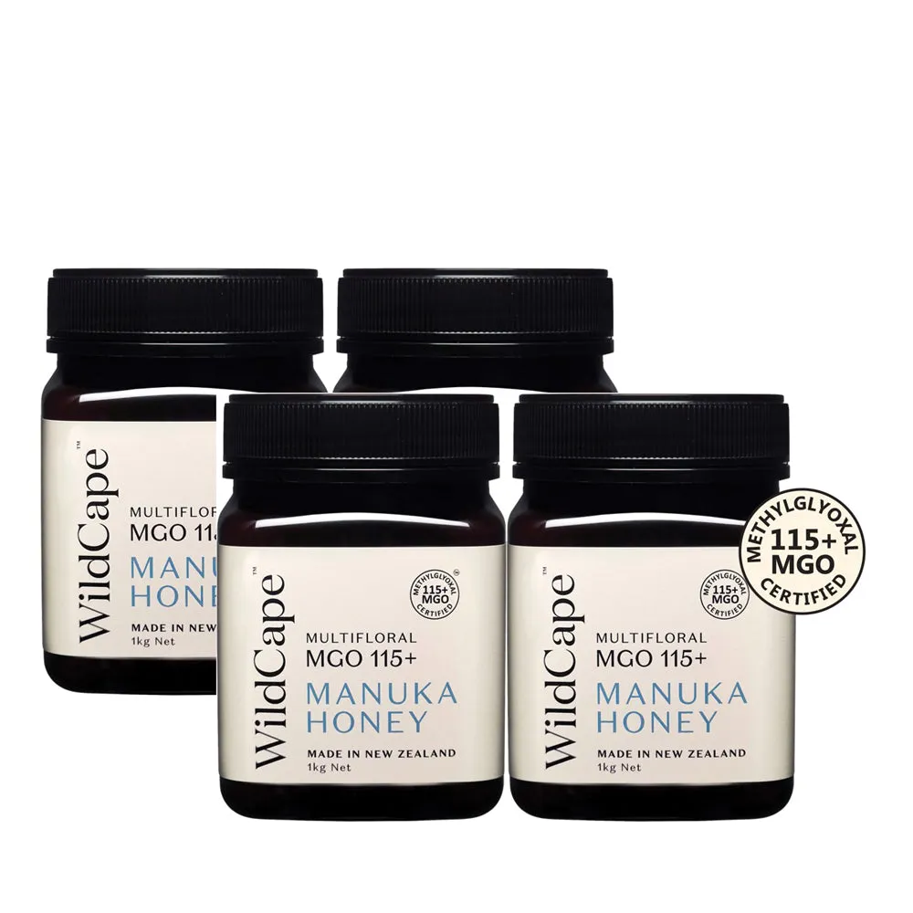 WildCape Manuka MGO 115  1kg [Bundle of 4]