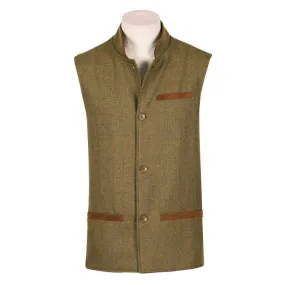 William Powell Mens Tweed Gilet - Melrose