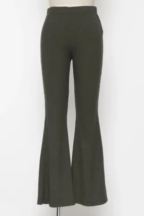 Willow Walk Ribbed Bell Bottom Pants