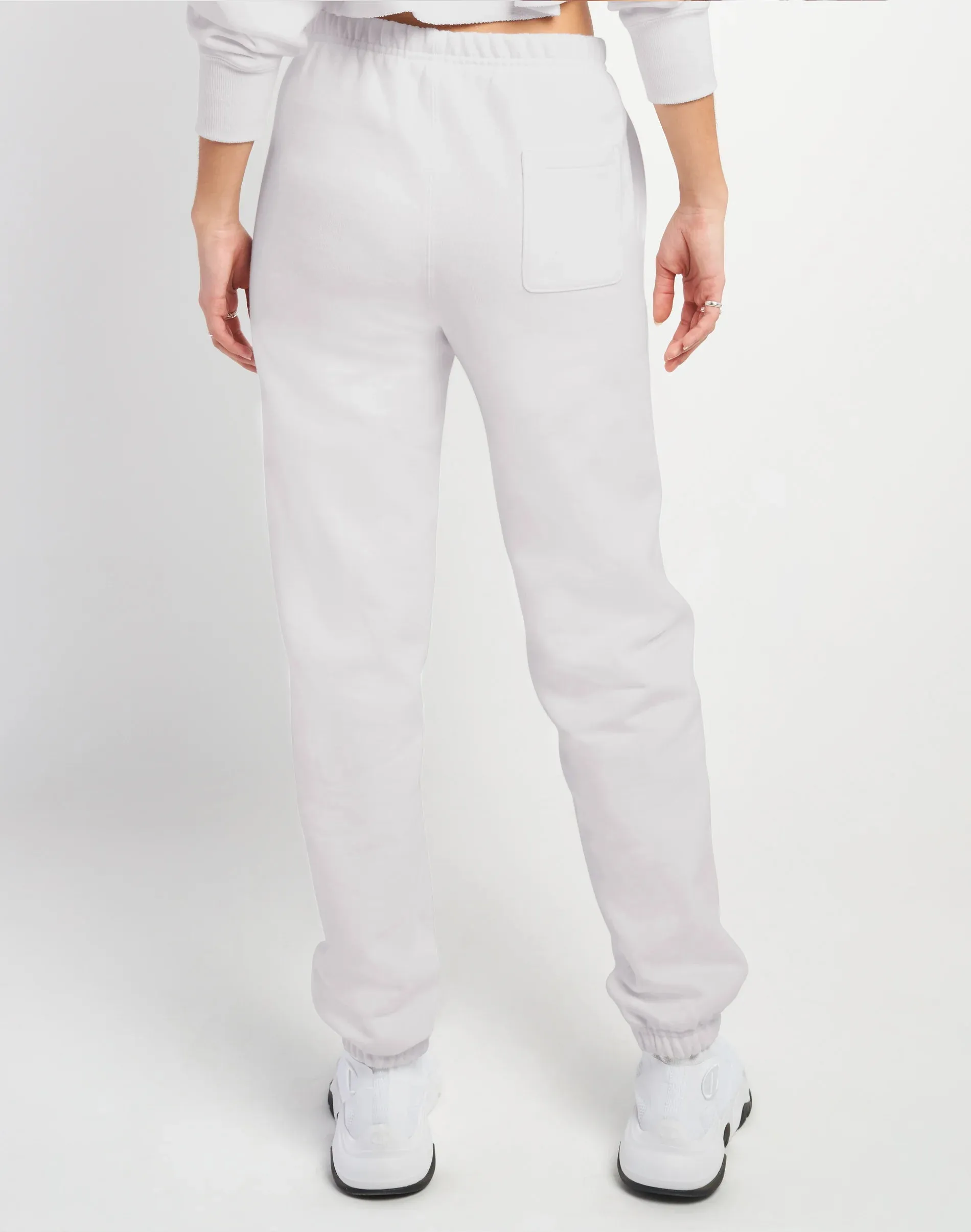 Women's Champion Reverse Weave Oversized Sweatpants White