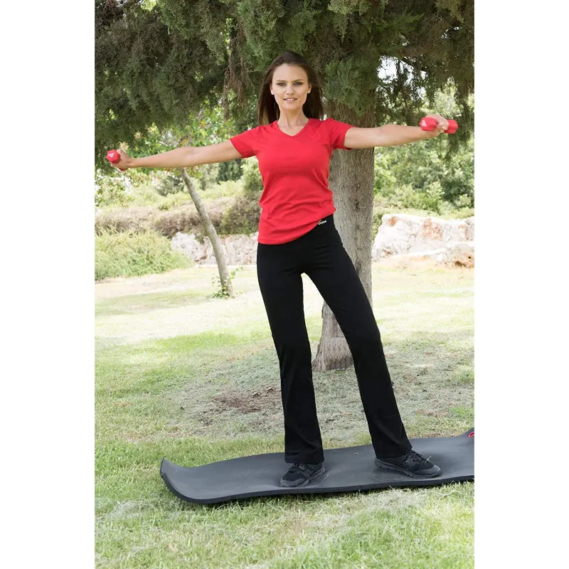 Women's Solid Bootcut Yoga Pants High Waist Stylish Workout Leggings