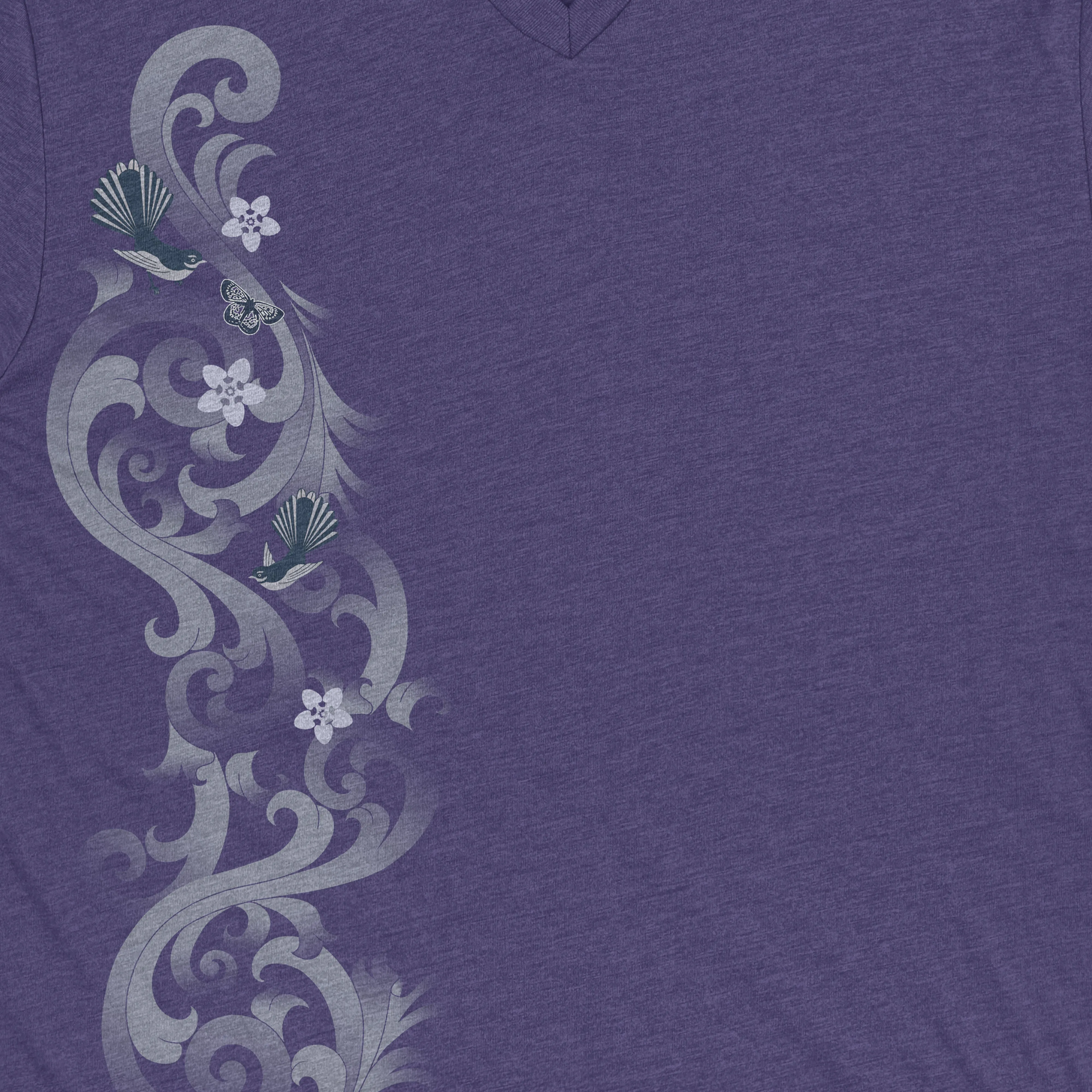 Womens T Shirt - Fantail Filigree