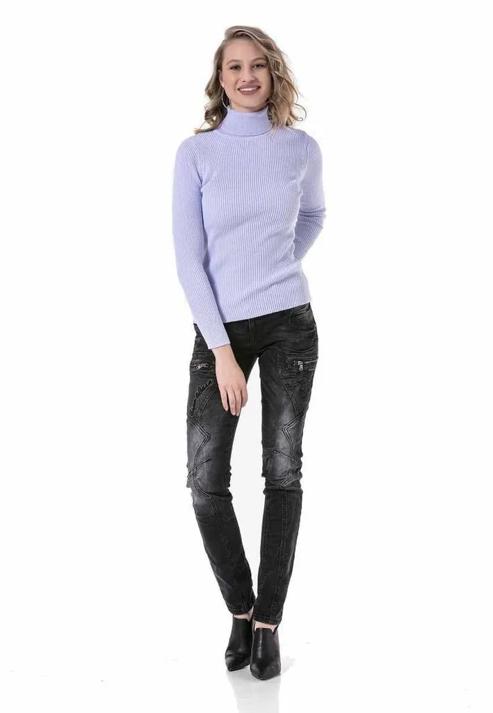 WP227 Women's Turtleneck Sweater