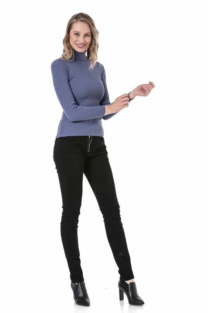 WP227 Women's Turtleneck Sweater