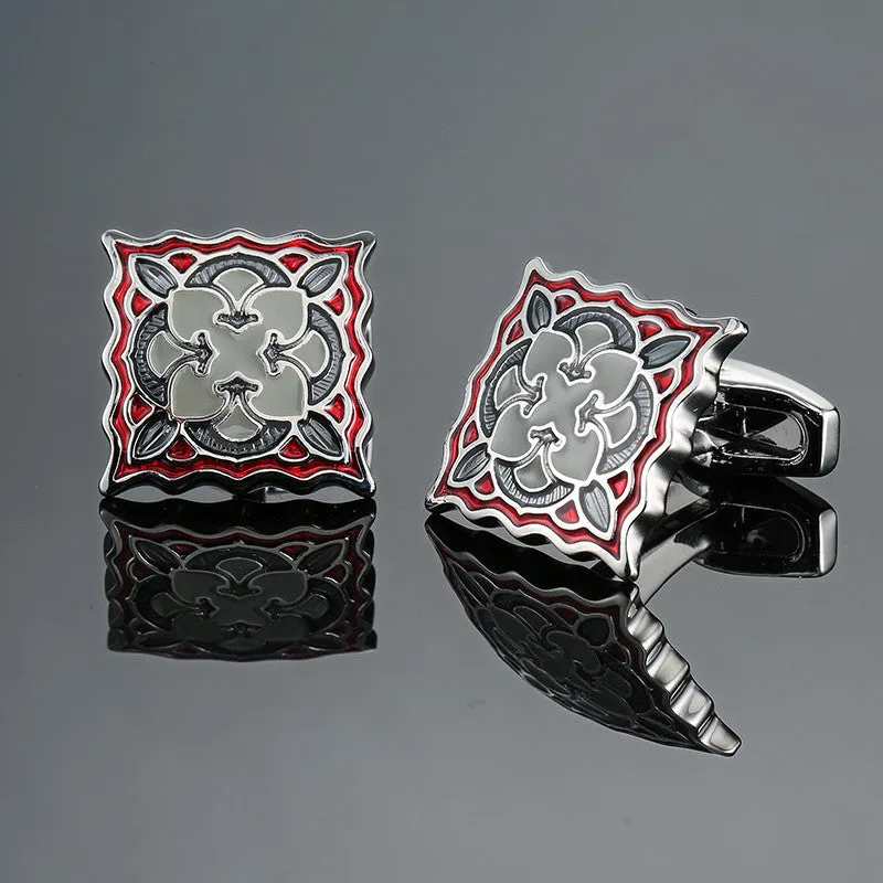 XKZM  Classic Elegantly Detailed High Quality Cuff Men's Cuff Links