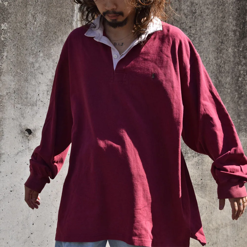 Y2K Polo Ralph Lauren スウェット ラグビージャージ 231011
